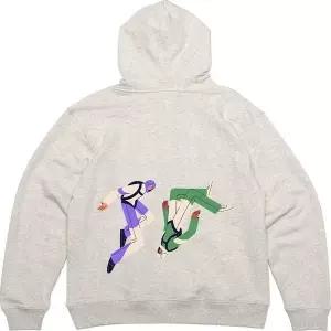 [JHQSYQ65_51HD]뒷면 스카이다이빙 커플 그림 옷 프린팅 (29511655A)