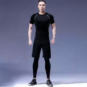 기능성 남자 세트 스포츠웨어 운동복 상하의