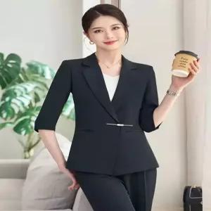 여자 세트 조춘 호텔 미용실 금은방 양복 작업복 정장세트 프런트 매니저 정장 원픽1