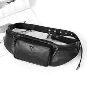 가방 7512 블루마운트 천연소가죽 남성 힙색 허리색