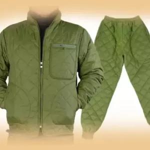 [SBD] 경량 세트 국내 점퍼 바지 깔깔이 누빔 카키 군대