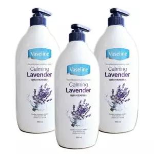 바세린 프레시 모이스처라이징 바디워시 라벤더카밍 900ml x 3개
