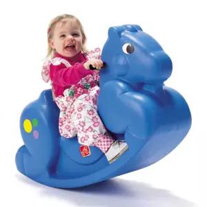 파란말타기용품 어린이용 승마놀이 파란색 완구스텝투 투장난감 붕붕카 승용 남아선물 실내 붕붕 날선물 자