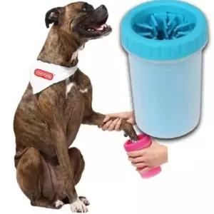 [반려] 강아지 발세척기 미끄럼방지 세정 블루 S 1P 산책 발씻기 쉬운