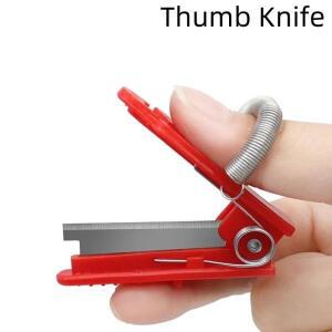 엄지 칼 다기능 정원 정리기 과일 따기 장치 안전 블레이드 도구 절단 링 손가락 보호기 포수