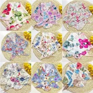 [셀러에이드]국산 자연 인견 삼각 스카프 쿨 미니 목도리 목 여름