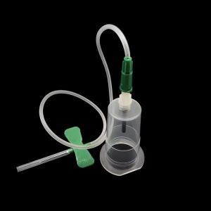 의대생 일회용 안전 진공 혈액 수집 세트, 나비 바늘 거치대, 두피 정맥 애완 동물 의료, 50 세트/로트