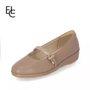 [엘칸토]여성 양가죽 부드러운 쿠션 내피 플랙서블 초경량 웨지 펌프스 3cm LCWD19U43