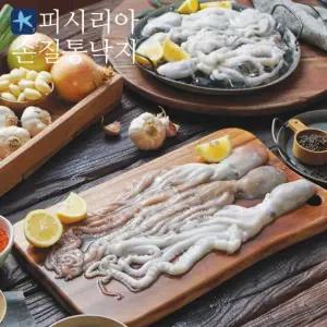피시리아 자연산 손질 통 낙지 200g*6팩 총28미