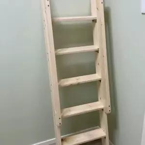 계단 이층 침대 직선 원목 2층 이동식 미끄럼방지 이층침대