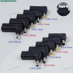 HP, Acer, Dell용 1피스 TYPE-C to DC 컨버터 노트북 수형 잭 커넥터 4.0 x 1.35/6.5 4.4/5.5 1.7