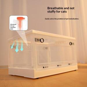 의대생 애완동물 네뷸라이저 산소 박스 접이식 투명 환기 호흡 챔버 고양이 개 휴대용 치료 용품