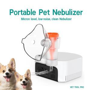 의대생 반려동물 관리용 의료 메쉬 무소음 휴대용 네뷸라이저, 호흡용 수의 병원 장비