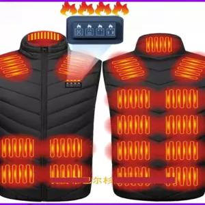 발열조끼 빅사이즈 온열패딩조끼 열선 USB 보온패딩