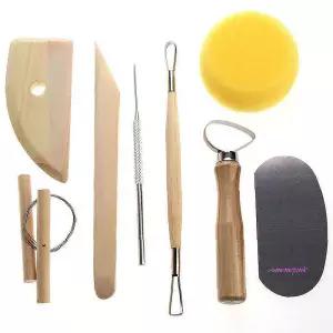 클레이툴세트 작업 도자기 공예 칼 실용 나무 점토 칼실용def975