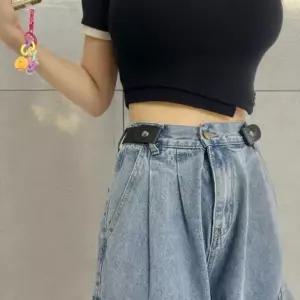 [셀러에이드]노버클 남녀공용 프리 탄성 신축성 허리 캐주얼 벨트