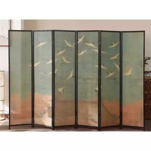 파티션 중국식 우드 병풍 공간분리용 복고풍 인테리어