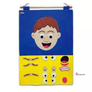 벽걸이차트 미스터변덕 표정놀이 벽보 언어학습 얼굴pqr122