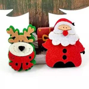 [셀러에이드]산타 어린이 브로치 뱃지 크리스마스 겨울 귀여운 겨울브로치