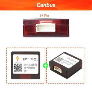 폭스바겐/제타/파사트/B567/투란/골프/MK5/6/티구안/스코다 시트 차량용 16핀 카 라디오 캔버스 박스 디코