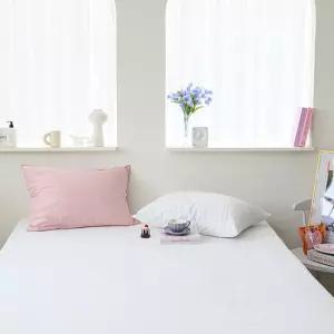 매트커버 레이 홑 리스 킹 (K) (화이트) 침대 패밀리 누빔 면리스 부드러운리스 국산리스