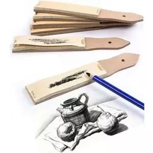 [셀러에이드]연마 목탄 사포 콘테 미술용 소묘용 찰필 소묘연필깎이 화구심갈이