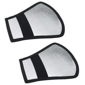 신발 장착 플래시 카메라 촬영용 ZCZQC 2PCS DSLR 플래시 소프트박스 실버 화이트 리플렉터 스톨 플레이트 채우기 플레이트 플래시 디퓨저 리플렉터 커브드 리플렉터 키트