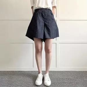 [하프클럽/셀러허브_여성트랜드패션]빅사이즈 603 쿨데님스판치마반바지 DLO