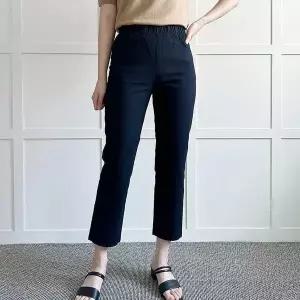 [하프클럽/셀러허브_여성트랜드패션]빅사이즈 603 면마밴드스판8부팬츠 DLOP3