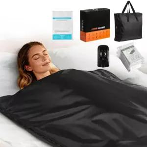 사우나 담요 휴대용 가정용 휴식 및 을 위한 전동 전신 가방 리모컨과 여행 포함된 접이식 방수 디자인