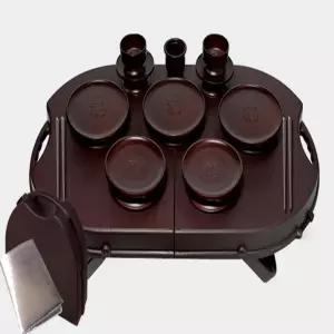 제기세트14피 제사용품 성묘 제수 추석 휴대용제기세트 명절 휴대용 성묘용 제례