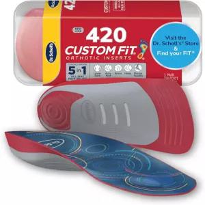 닥터 숄의 커스텀 핏 정형외과 3/4 길이 아치 지지대 신발 삽입물 - 남녀용 발바닥 근막염 깔창 하루 종일