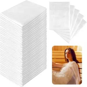 바디 랩용 VAIPI 100개 플라스틱 시트 86x47인치 사우나 담요 라이너 일회용 필름 욕조 가방 액세서리 미용