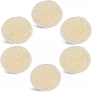 내추럴 샤워 루파 스펀지 수동 페이셜 클렌징 및 메이크업 리무버 브러시 배스 만든 6팩 각질 제거