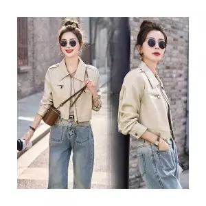 헐크 여성 여친 코트 가죽무스탕 가죽 재킷 숏 봄 가을 라이더 PUKKE3