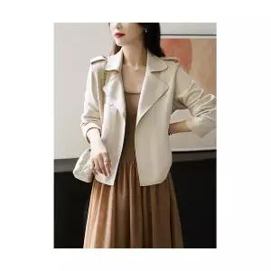 헐크 여성 여친 코트 가죽무스탕 손질이 에코 스웨이드자켓 아우터 4색 숏가죽 가을 KKE3