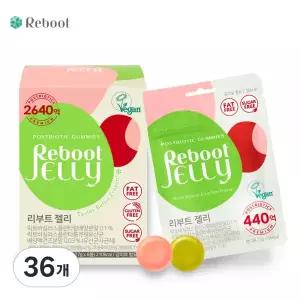 리부트 어린이 온가족 유산균 젤리 440억 27g 36개 간식 화이트데이 어린이집 생일파티 방과후 생일