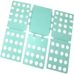 NuRcix 플라스틱 접이 도우미 쉽고 빠른 접이식 보드 T 셔츠 옷 폴더 세탁 정리기 와 성인이 접을 수