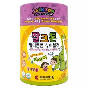 잘크톤 멀티튼튼 츄어블정 딸기맛 90정 1개 선물세트 설날 모임 시댁 명절 추석