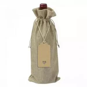 [셀러에이드]황마 커버 삼베 재활용 10P 물가방 선물 병선 와인포장주머니