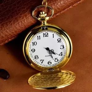 [셀러에이드]회중 휴대용 남녀공용 빈티지 여성 남성 클래식 시계 장식회중시계