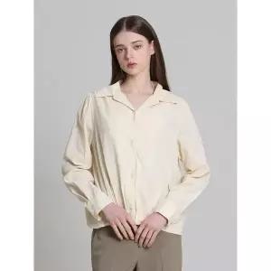 [하프클럽/레노마레이디]솔리드 블루종 블라우스(택가격 199000원)