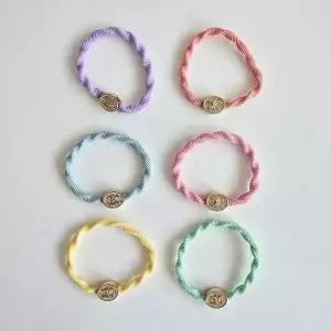 [하프클럽/]여자 트위스트 엷은 클래식 큐빅 헤어 머리끈