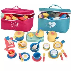 역할놀이 3종 헤어 메이크업 주방 고무 어린이집 소꼽장난 7살 키즈카페 완구 손주