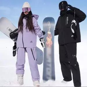 스키복 상하세트 방한 방수 트랜디 스노우복 세트 여자 남자