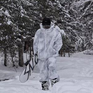 오버사이즈 남여공용 보드복 겨울스키복 점퍼 후드티 자켓