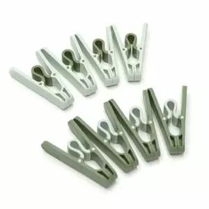 빨래집게 OZI967J7 그린 8P 고정집게 옷걸이집게 양말빨래집게