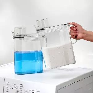 세탁세제 디스펜서 3L 욕실 세제통 섬유유연제 보관함