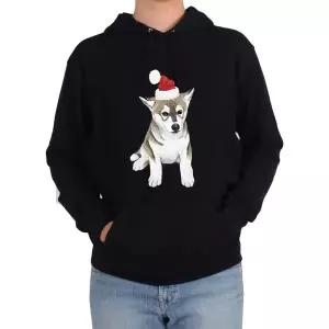 후드티 성탄절강아지 시베리안 허스키 카리스마 귀요그림 다양한