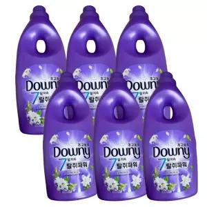 다우니 초고농축 섬유유연제 화이트티와 릴리 1.05L 6개